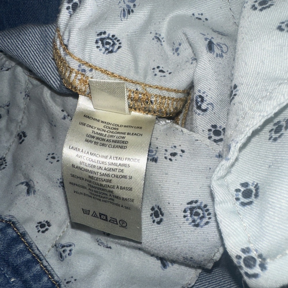 Pilcro Wide Leg Jeans Light Wash‎ High Rise Denim Size 27 - Picture 9 of 9